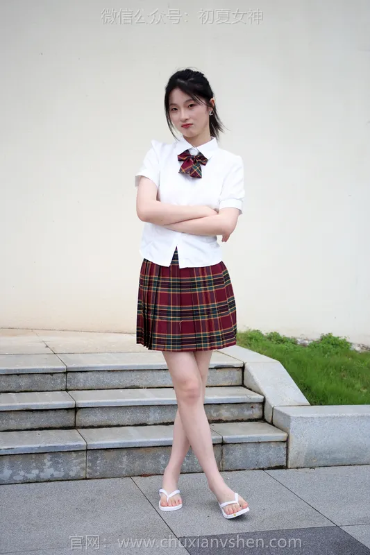 初夏女神 No.237 安妮 JK人字拖 - 初夏女神